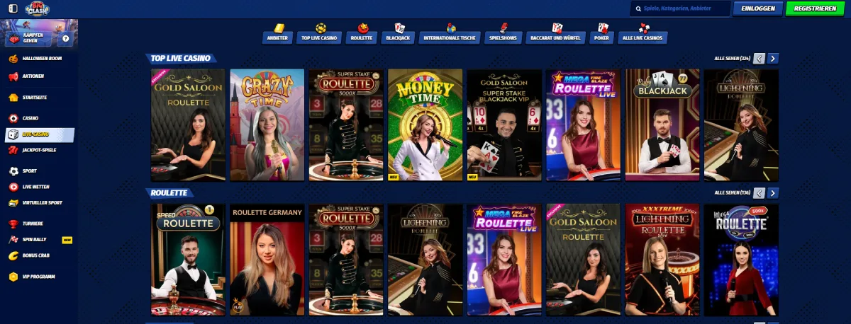 BigClash Live Casino